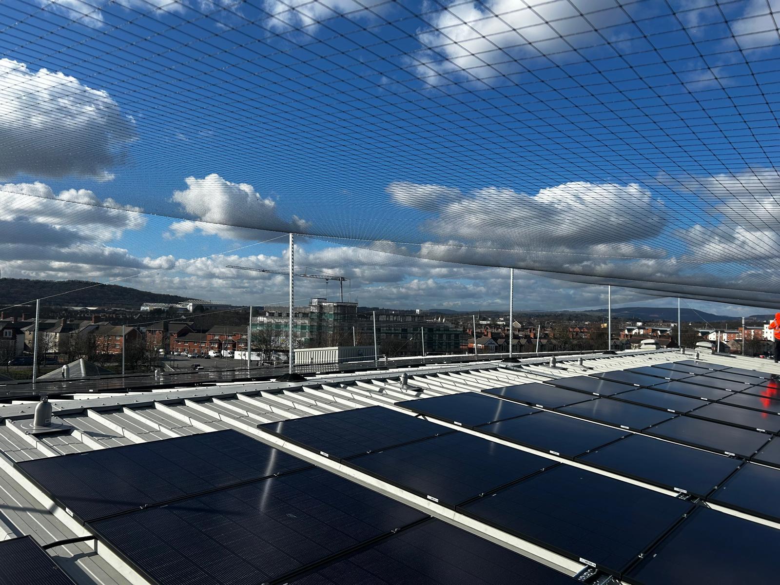 solar panel netting solar panel netting